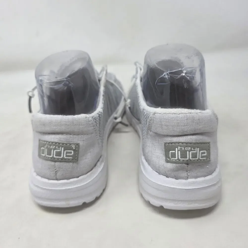 Hey Dude Wendy Sox Glacier Grey Slip On Shoes Women’s Size 6 Casual
